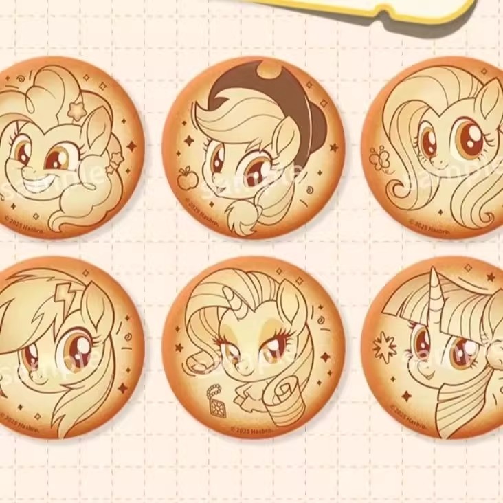 小马宝莉饼干吧唧58mm徽章