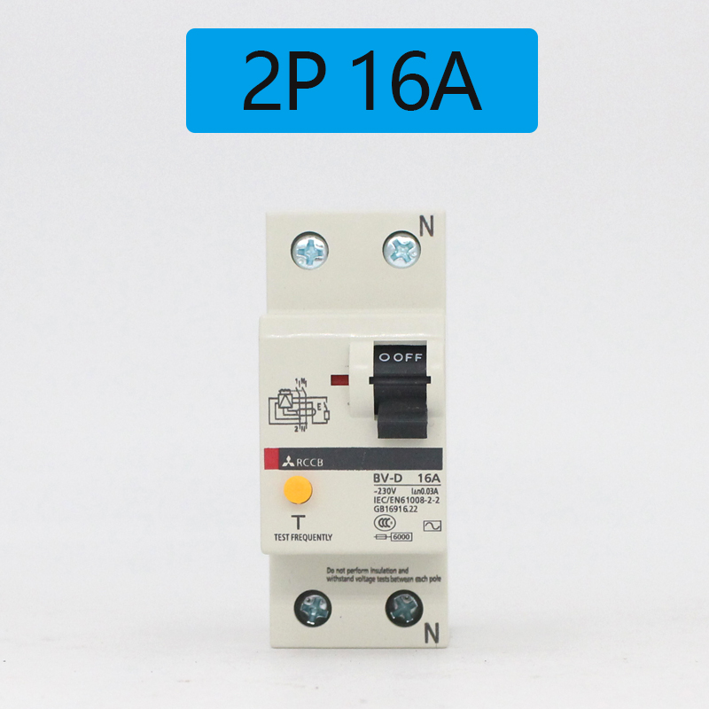 漏电保护断路器 V-D 2P 4P 10/16/25/32/40/63空气开关 跳闸