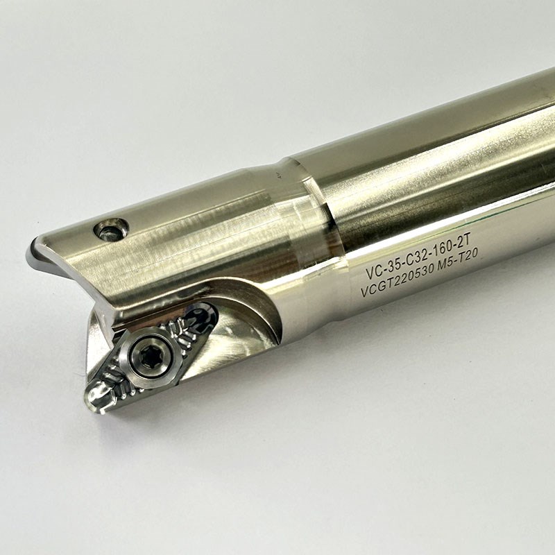 VC22铝用快进给铣刀盘铝q用重切削铣刀杆刀盘VCGT220530F刀片 R3