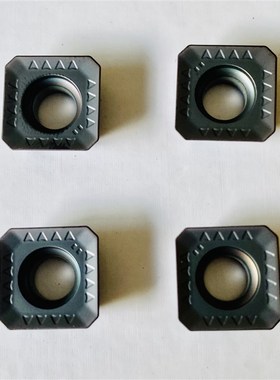 数控铣刀片四方形SEKT1204AFIN/TN铣床钢件不锈R钢刀粒45度KM刀片