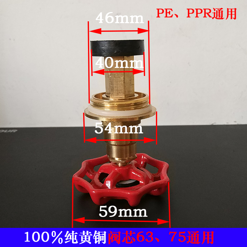 PPR灰铜升降截止阀 阀芯 闸阀 阀门20 25 32 40 50 63 75 90 110