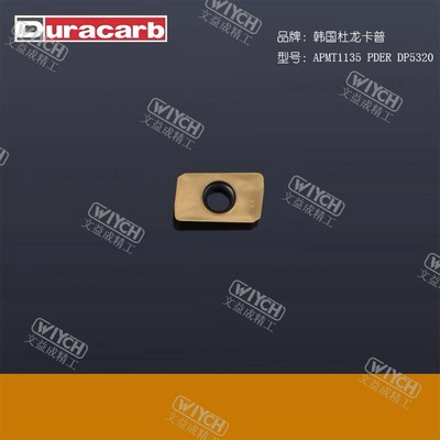 杜龙卡普浦铣刀片R5/R6/R0.8 1135/1604 DP5Q320/5420数控刀粒
