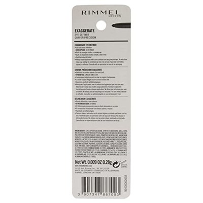 速发Rimmel Exaggerate Waterproof Eye Definer  212 Rich Brown