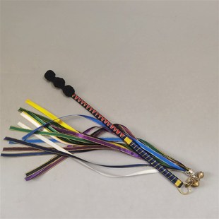 极速文王鼓鞭  二神鼓藤条鞭 z武王鞭人毛球软鞭   牛皮大神鼓鞭