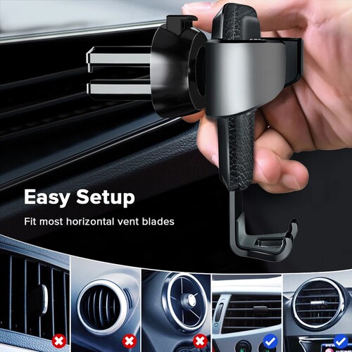 新品Gravity Car Mount Foru Mobile Phone Holder Car Air Vent