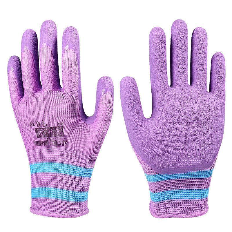 极速劳保手套女士小号橡胶发泡乳胶C浸胶干活劳动耐磨防滑工作舒