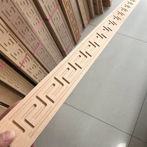 新品实木线条吊顶中式装饰背景z墙雕花镂空封边线阴角门洞门套线