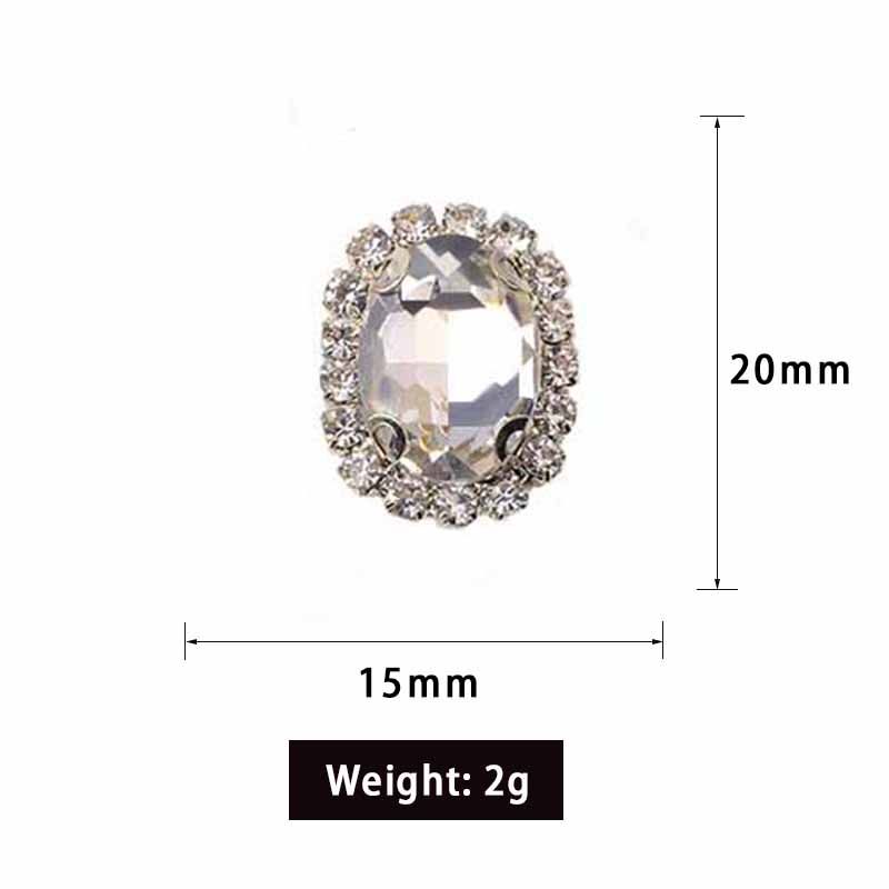 新品SKYE CIEL DIY Accessories 10Pcs/pack 15*20mRm 4-hole Sew