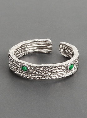 极速Personality Retro Round Rings For WomeMn Charm Engagemen