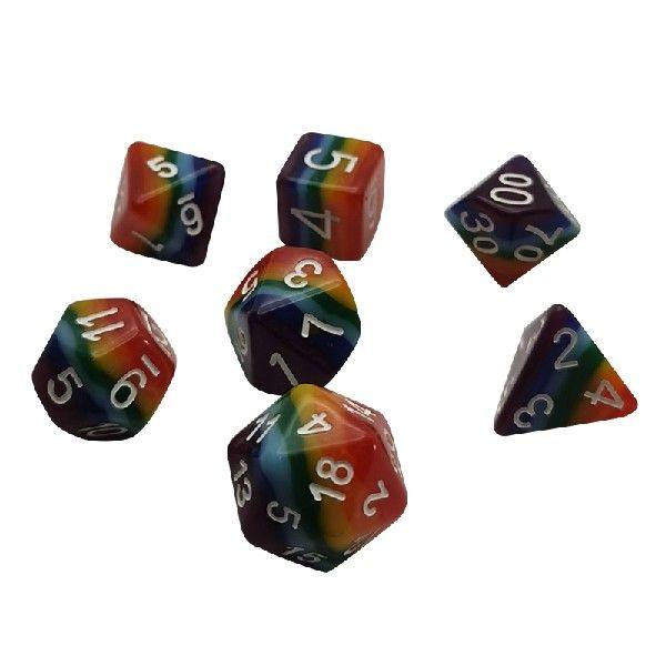 极速11UE 7x Resin Role Playing DGigital Dices Pack for