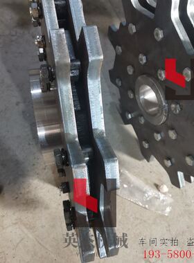 新品MS埋刮板机链轮模锻链条链轮总成ms25Kms40刮板输送机头轮尾