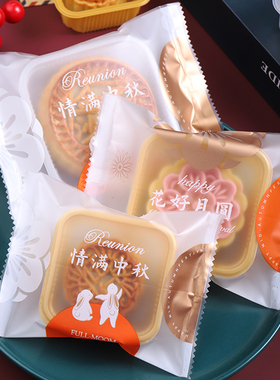 极速月饼包c装袋国风2023新款50g75克100广式冰皮流心机封自封独