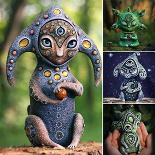极速Decoration Resin Ornamenxt Garden Statue Garden Decor DI