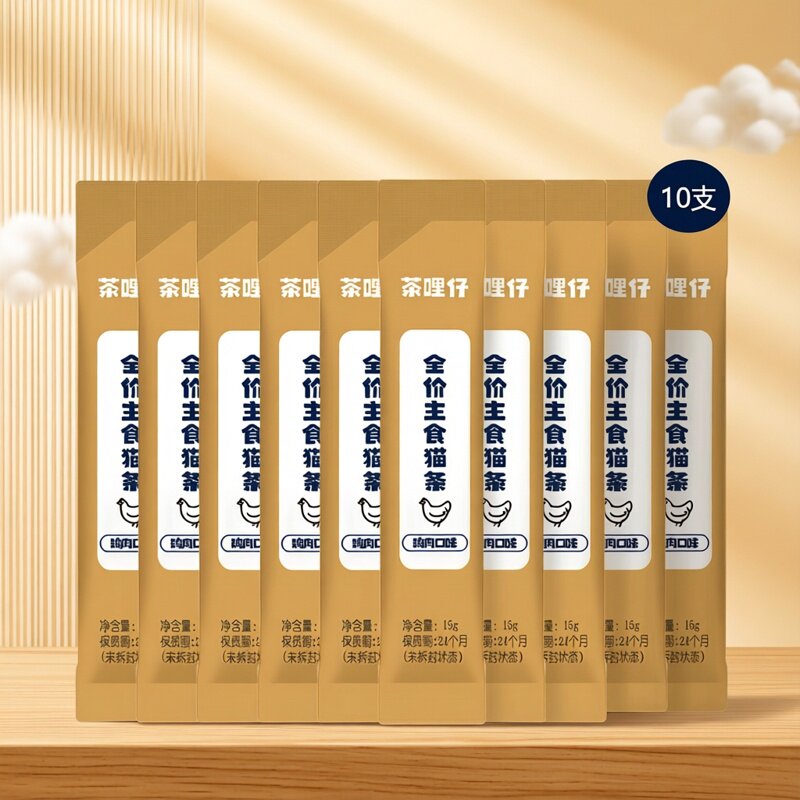 【先试后买】茶哩仔全价猫粮 乳铁蛋白/益生菌主食汤罐猫条试吃装