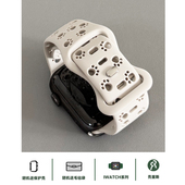 壳里斯iwatch表带S10镂空透气猫爪硅胶夏天可爱日系S8小众新款 s9适用SE苹果Applewatch手表高级感S7女款 Ultra