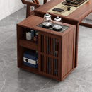 实木家用移动茶桌中式 小茶台客厅茶车阳台茶几柜烧水壶一体茶水柜