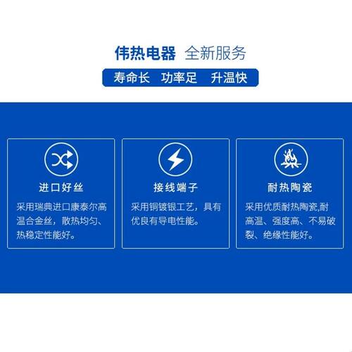 伟热 W101.365 230V 3300W WR30工业热风器陶瓷加热芯热风枪芯