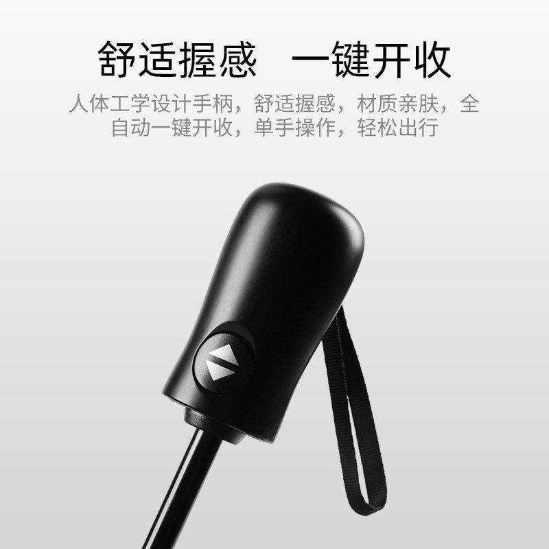 全自动双层防晒伞upf50+折叠晴雨伞两用女防紫外线太阳遮阳伞黑胶