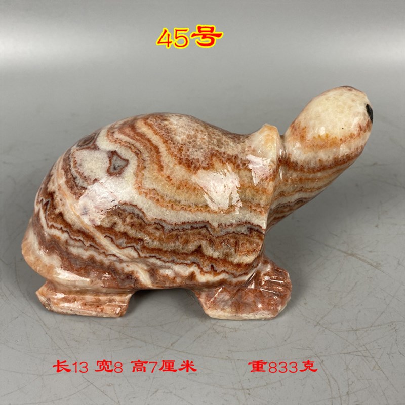 肉石原石小乌龟卡通石富贵石七彩石景观石观赏石鱼缸盆景奇石摆件