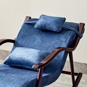 赞比亚血檀摇摇椅新中式 大人躺椅懒人沙发椅老人午休椅实木休闲椅