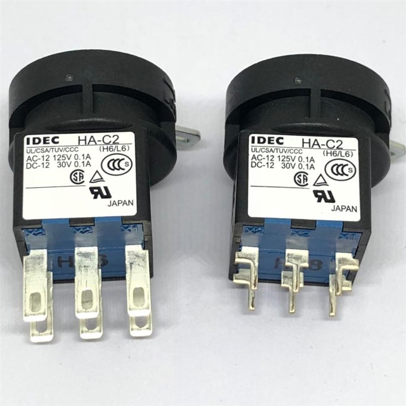 IDEC和泉HA-C2马扎克mazak松换刀旋转按钮开关HA1R-2C2VB黑色2B