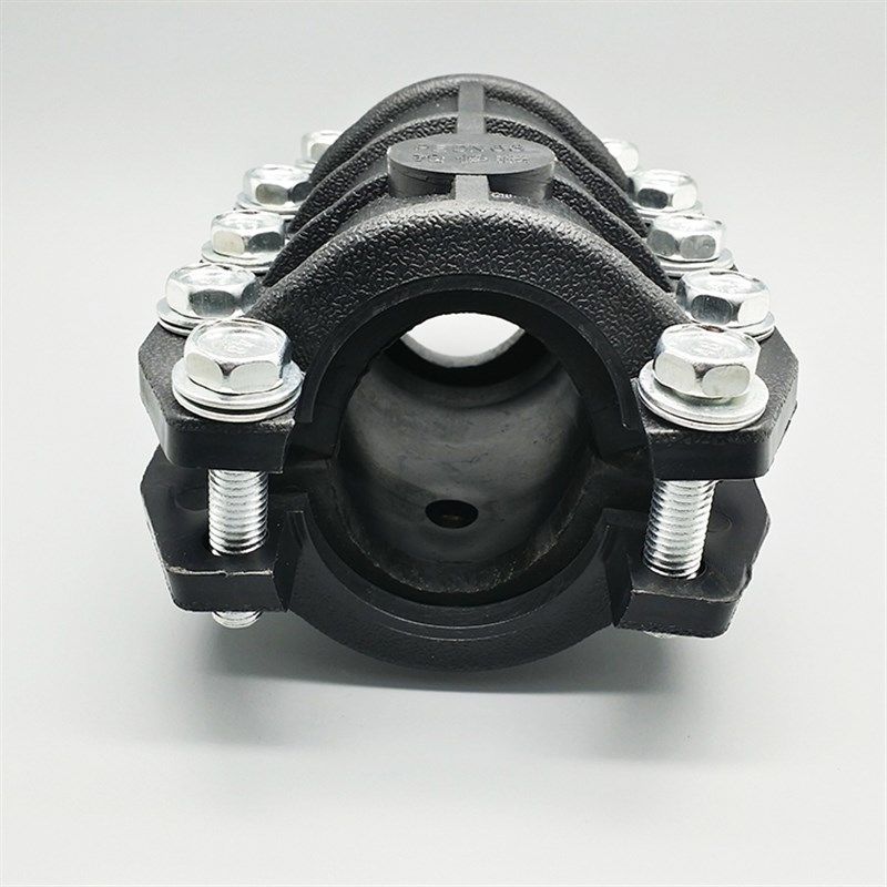 三中金牛PE63管道抢修节PE90快速接头堵漏器PE110哈夫节接头包邮