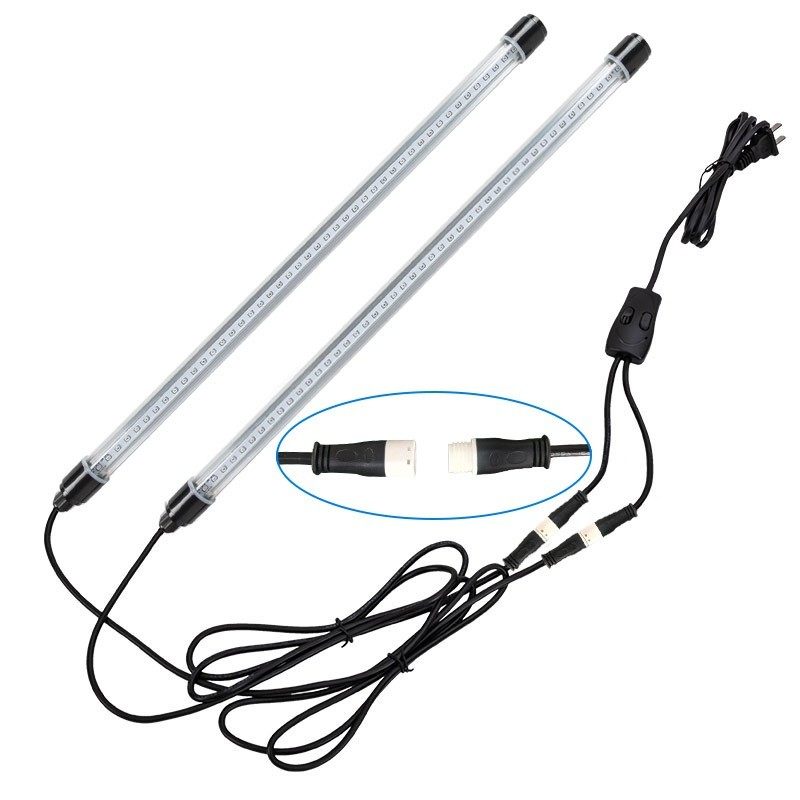 LED防水灯管T8一拖二节能鱼缸龟缸水族箱水草红龙增艳超亮照明灯,宠物/宠物食品及用品,照明器材,淘宝优惠券,粉丝福利购,淘宝优惠卷