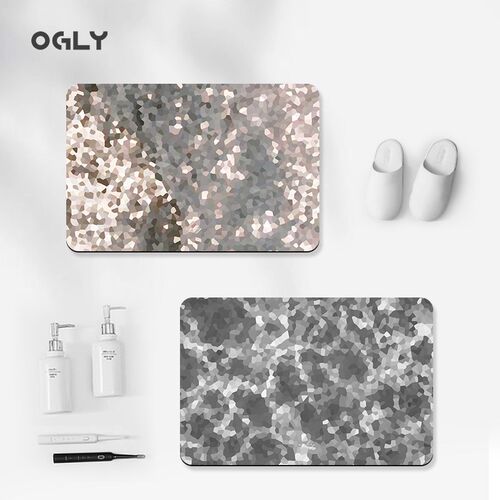 OGLY硅藻泥浴室地垫吸水防滑垫轻奢高级感家用脚垫厕所吸水软垫子