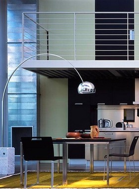 Arco大理石钓鱼灯落地灯设计师意大利客厅样板间抛物线创意落地灯