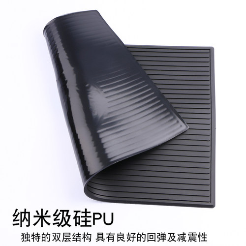 barbershop发型师美发工具防滑垫油头电推剪理发剪刀推子收纳垫子