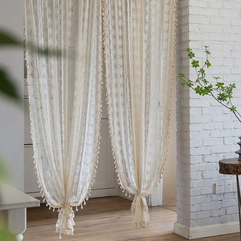 法式门帘隔断帘蕾丝纱帘免打孔过道帘子夏季美式小窗户飘窗窗帘,居家布艺,门帘,淘宝优惠券,粉丝福利购,淘宝优惠卷