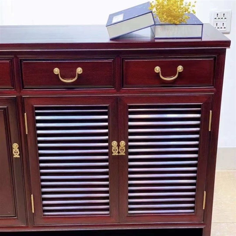 赞比亚血檀鞋柜实木入户玄关柜新中式储物收纳柜非洲小叶紫檀边柜,住宅家具,鞋柜,淘宝优惠券,粉丝福利购,淘宝优惠卷