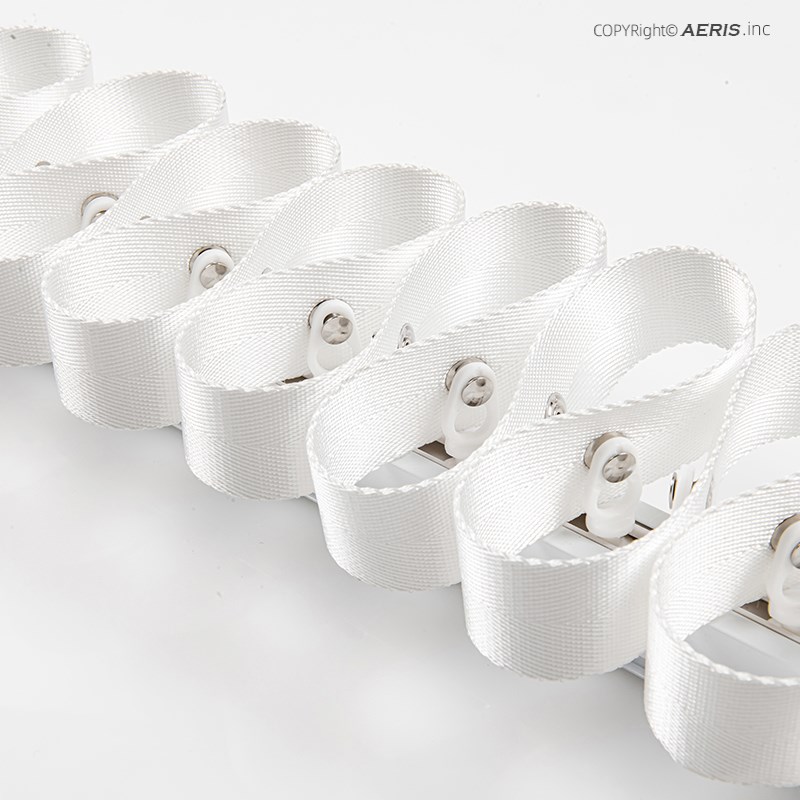 艾瑞丝 蛇形帘窗帘轨道S型水波浪窗帘杆铝合金直轨 上门安装定制