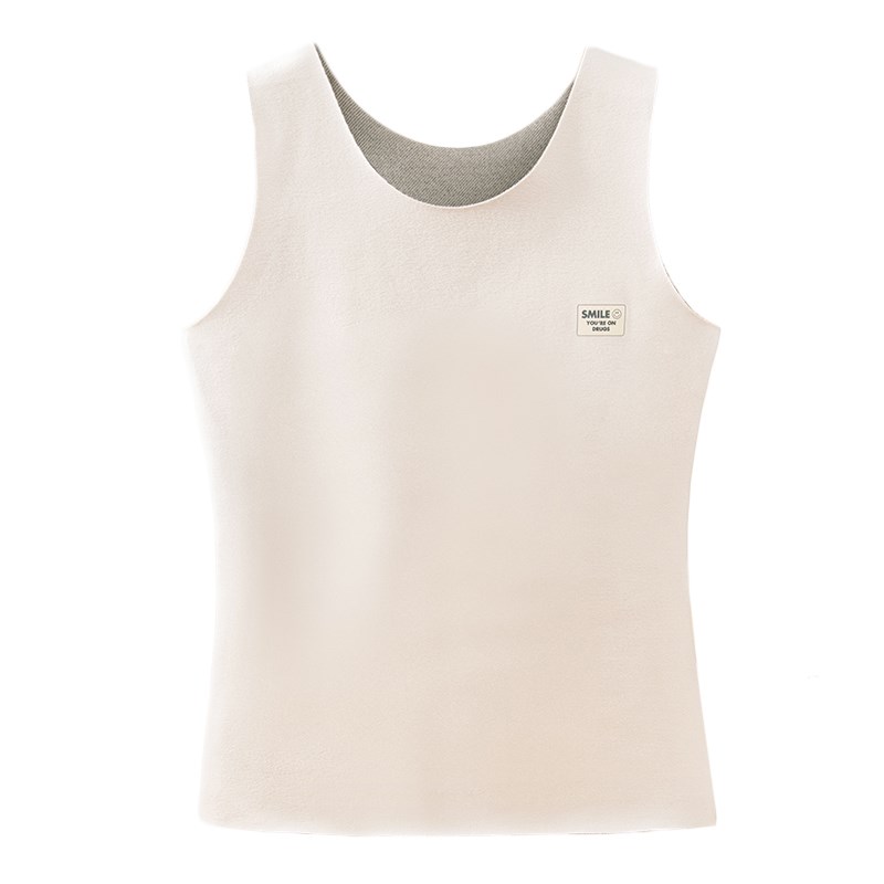 少女儿童大童女童内衣发育期小学生初中生无痕德绒保暖背心女冬季