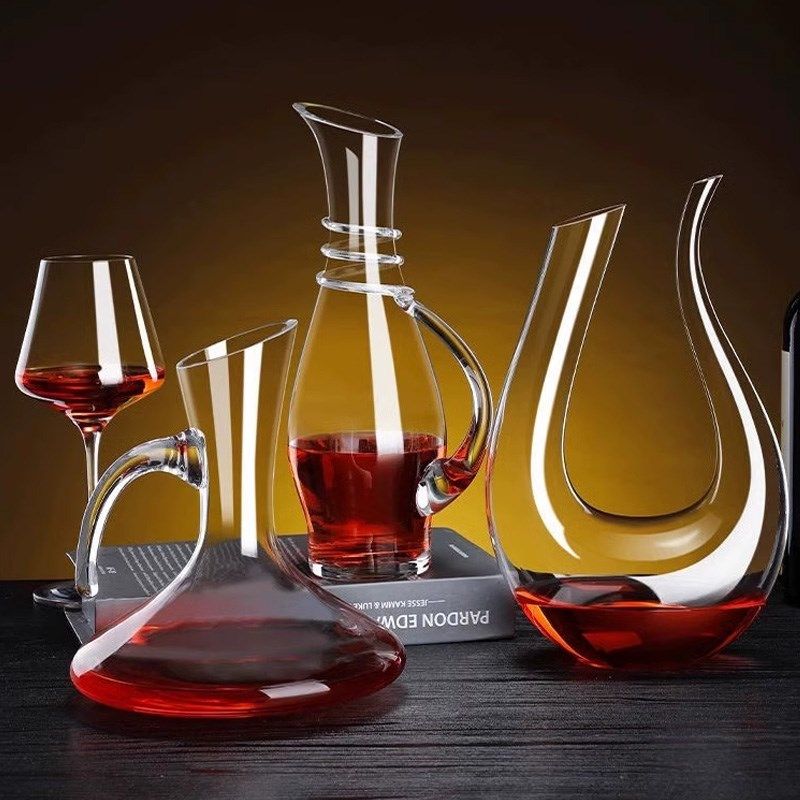 醒酒器红酒家用分酒器高端葡萄酒扎壶玻璃酒具商用带把手酒杯套装