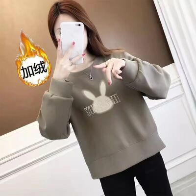 春秋装无帽短款白色卫衣女款冬季2025新款爆款洋气小个子上衣外套