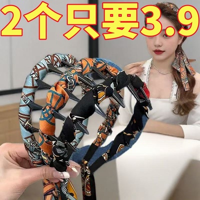 宫廷繁花飘带发箍2025年新款