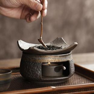 粗陶焙茶炉陶瓷烤茶炉醒茶器提香暖茶熏茶罐煎茶茶道煮茶炉家用