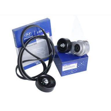 现代悦动I30瑞纳朗动福瑞迪K2K3伽马发电机皮带涨紧器惰轮套装