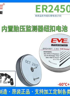 亿纬ER2450T 锂电池3.6V 铁将军胎压监测传感器税控机代替TLH2450