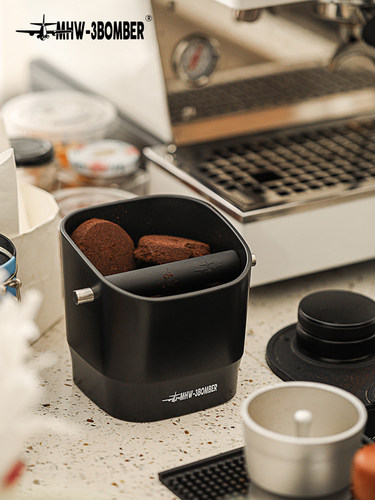 Mhw-3Bomber轰炸机咖啡研磨桶家庭酒吧浓缩咖啡机废粉研磨桶研磨