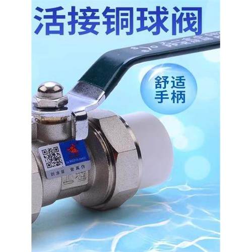 天一金牛双活接PPR双活接钢球阀门 20 4分 25 6分 PPR球阀