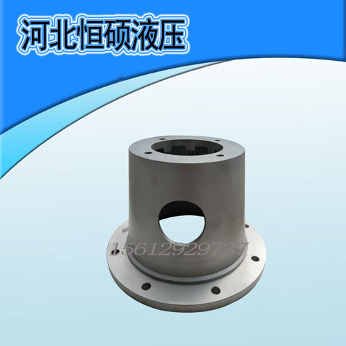 液压泵站37KW电机*CY/PV2R油泵连接法兰泵套支架钟形罩铝合金