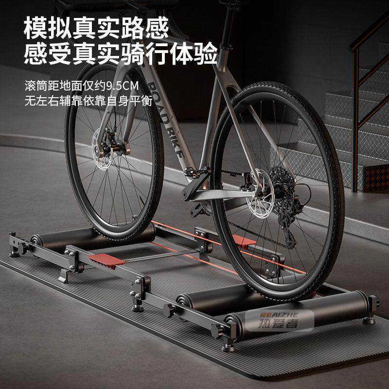 自行车伸缩训练架折叠滚