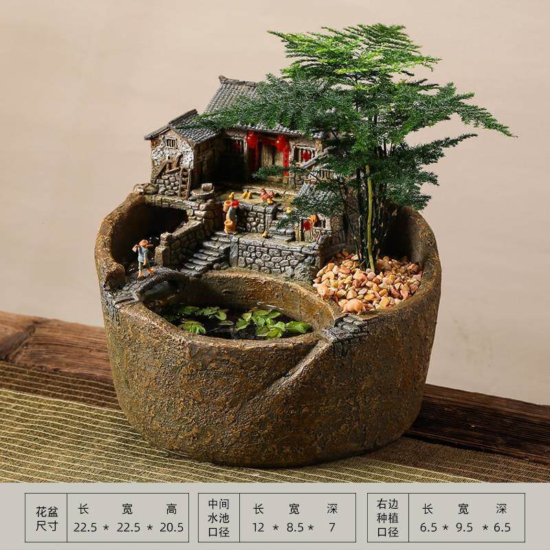创意微缩房子复古微景观