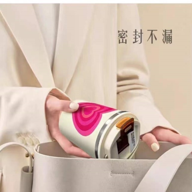 喜式保温杯便携咖啡杯陶瓷内胆随手水杯高颜值可爱杯子办公迷你杯