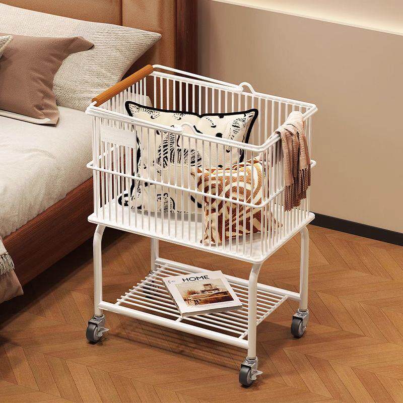 中古风脏衣篓可移动家用