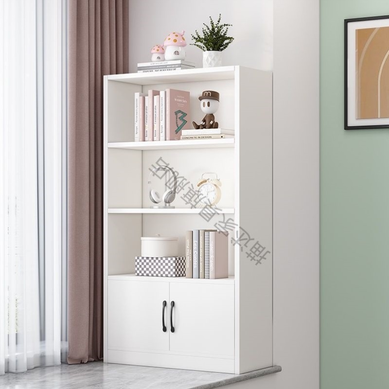 实木书架落地置物架家用书柜客厅飘窗柜儿童柜子储物柜收纳置物架