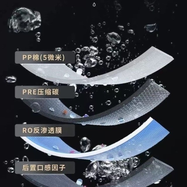 800G净水器反渗透厨下TDS显示大流量无桶纯水机除垢直饮机