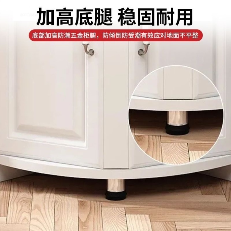 客厅三角柜新款墙角玄关柜客厅小户型转角玄关柜一体边柜收纳储物